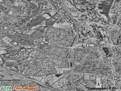 Ladera Heights satellite photo by USGS