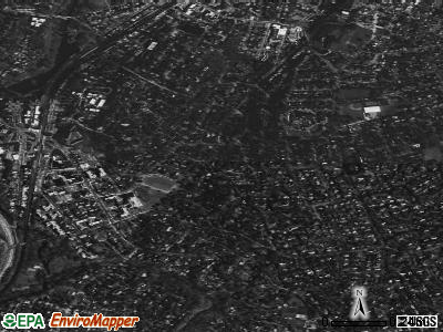 Bronxville satellite photo by USGS
