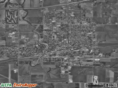 Abilene satellite photo by USGS
