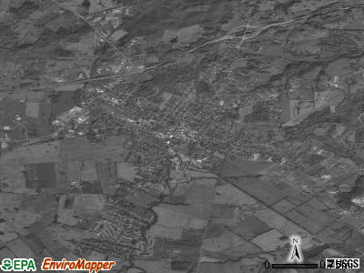 Princeton satellite photo by USGS