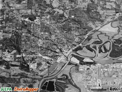 Pocahontas satellite photo by USGS