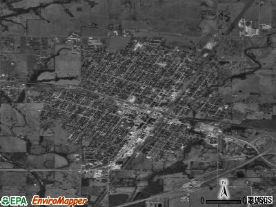 Vinita satellite photo by USGS