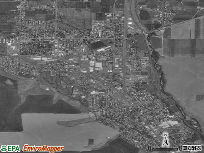 Milton-Freewater satellite photo by USGS