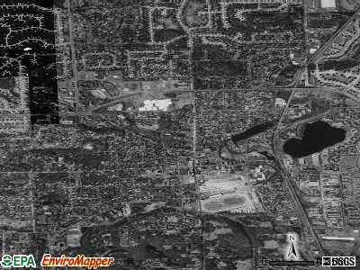 Northville satellite photo by USGS