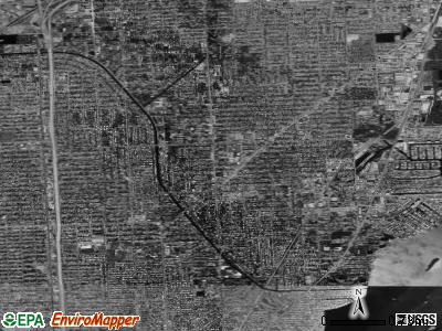 North Miami satellite photo by USGS