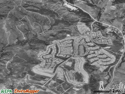 Portola Hills satellite photo by USGS