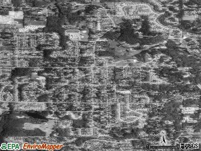 Brier satellite photo by USGS