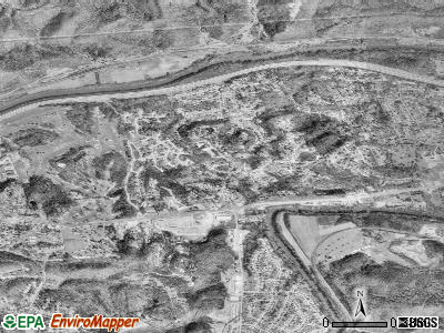 Pea Ridge satellite photo by USGS