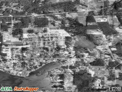 Lake Stevens satellite photo by USGS