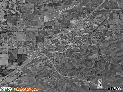 Sullivan satellite photo by USGS