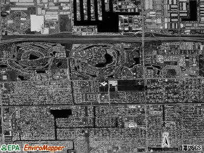 Fountainbleau satellite photo by USGS