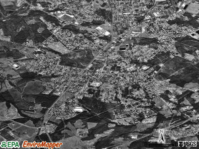 Homeland Park satellite photo by USGS