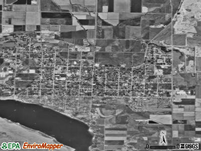 Hyrum satellite photo by USGS