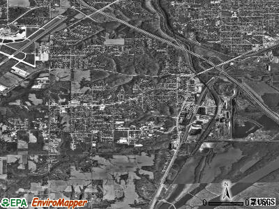 Bartonville satellite photo by USGS