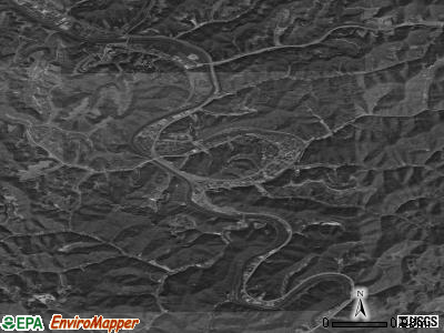 Pikeville satellite photo by USGS