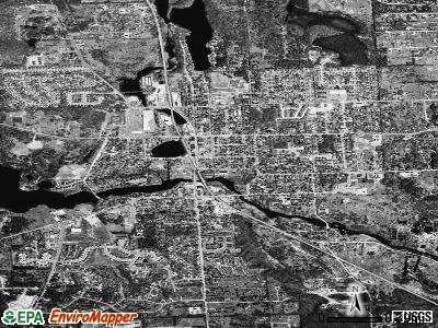 Milford satellite photo by USGS