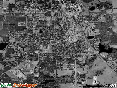 Dade City satellite photo by USGS