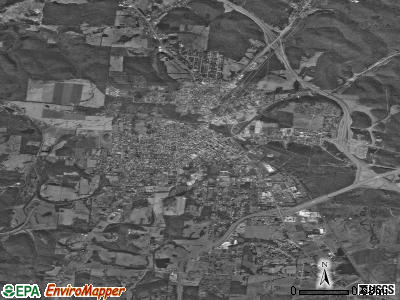 Jackson satellite photo by USGS