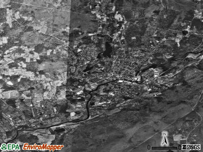 Ware satellite photo by USGS