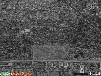 Huntington Woods satellite photo by USGS