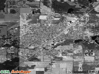 Dowagiac satellite photo by USGS