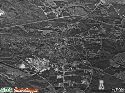 Sandersville satellite photo by USGS