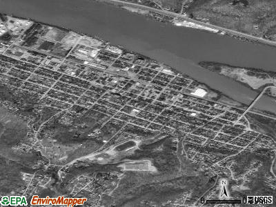 Riverside satellite photo by USGS