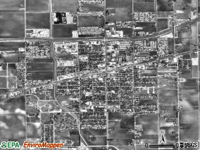 La Feria satellite photo by USGS