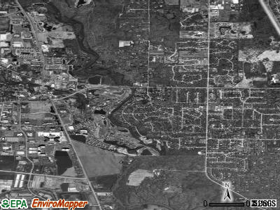 Lincolnshire satellite photo by USGS