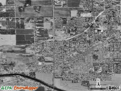 West Modesto satellite photo by USGS