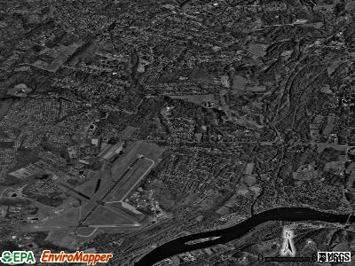 East Glenville satellite photo by USGS