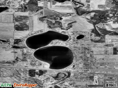 Big Lake Minnesota Mn 55330 Profile Potion Maps Real Big Lake Satellite Photo By Usgs