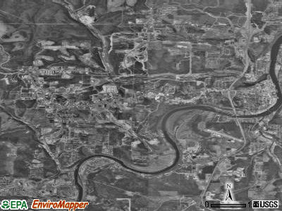 Branson satellite photo by USGS