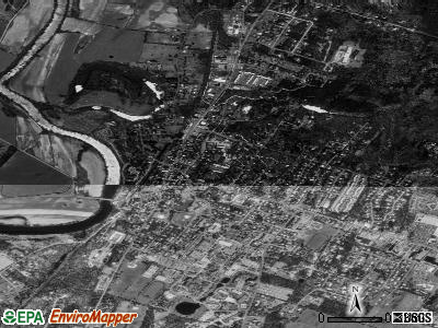 New Paltz satellite photo by USGS