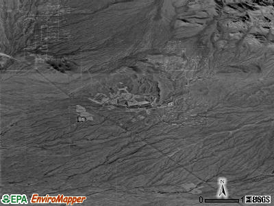 Gold Camp satellite photo by USGS