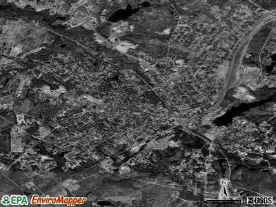 Hamlet satellite photo by USGS