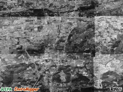 Fayetteville satellite photo by USGS