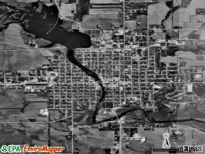 Independence satellite photo by USGS