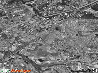 Ramblewood satellite photo by USGS