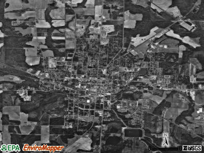 Sylvester satellite photo by USGS