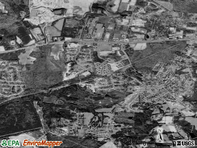 Knightdale satellite photo by USGS