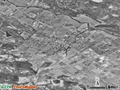 St. Helena satellite photo by USGS