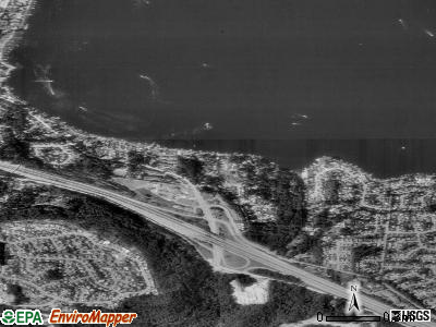 West Lake Sammamish satellite photo by USGS