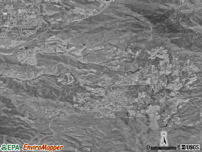 Jamul satellite photo by USGS