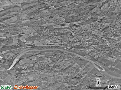 Church Hill satellite photo by USGS