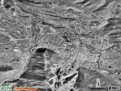 Aspen satellite photo by USGS