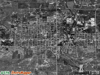 Breckenridge satellite photo by USGS