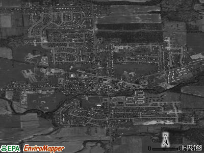 Hilton satellite photo by USGS