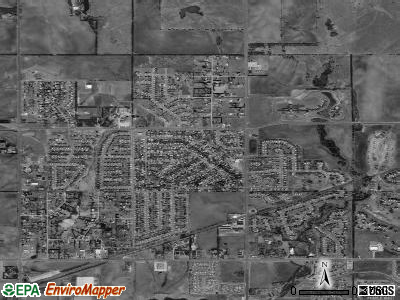 Bel Aire satellite photo by USGS