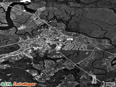 Whitemarsh Island satellite photo by USGS